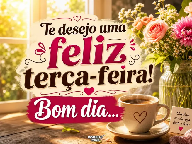 Mensagem feliz terça-feira com bom dia especial — Frase 15