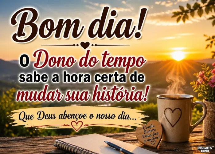 Frase sobre Deus de bom dia