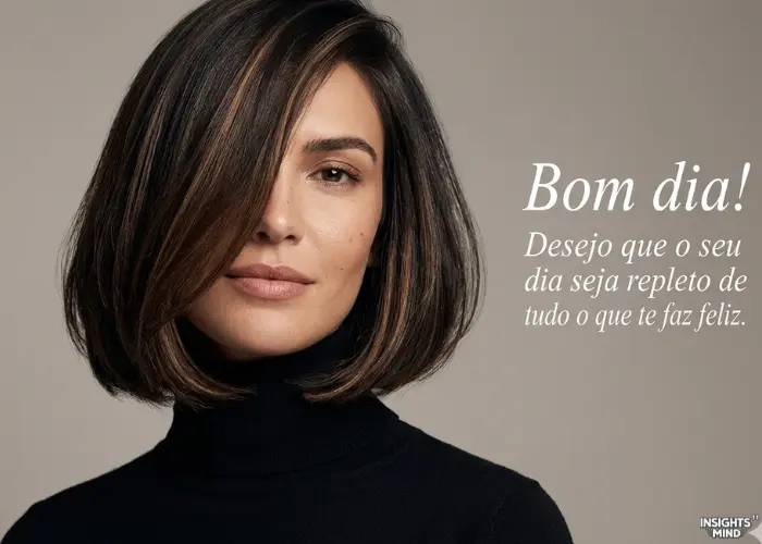 Frase de felicidade e positividade de bom dia