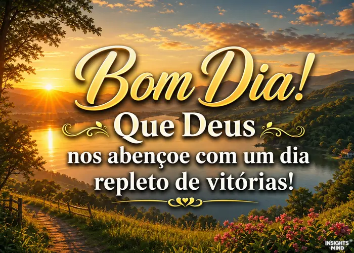 Mensagem de bom dia: Que Deus nos abençoe com vitórias
