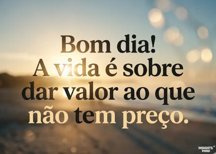 Frase motivacional de bom dia