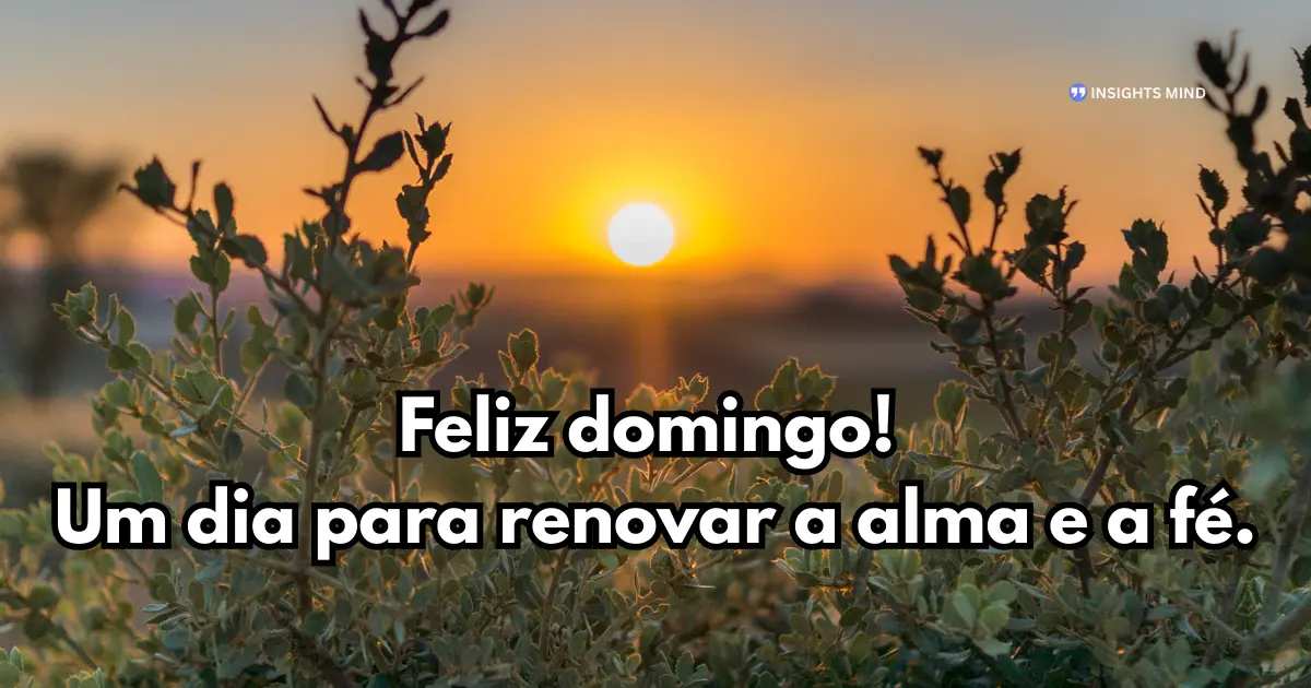 bom dia domingo serena