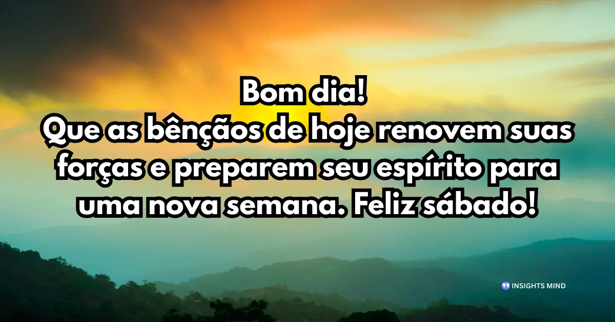 bom dia sábado fé