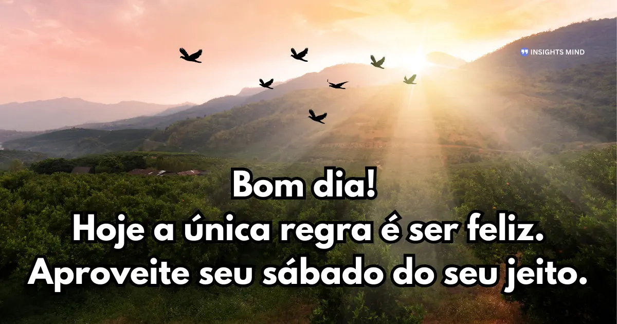 bom dia sabado