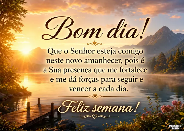 Imagem escrita Segundou com flores e café