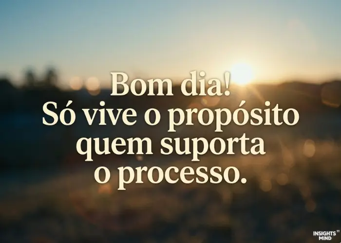 Frase motivacional de bom dia