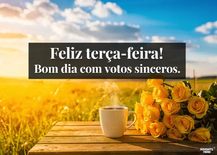 mensagem feliz terça feira votos sinceros