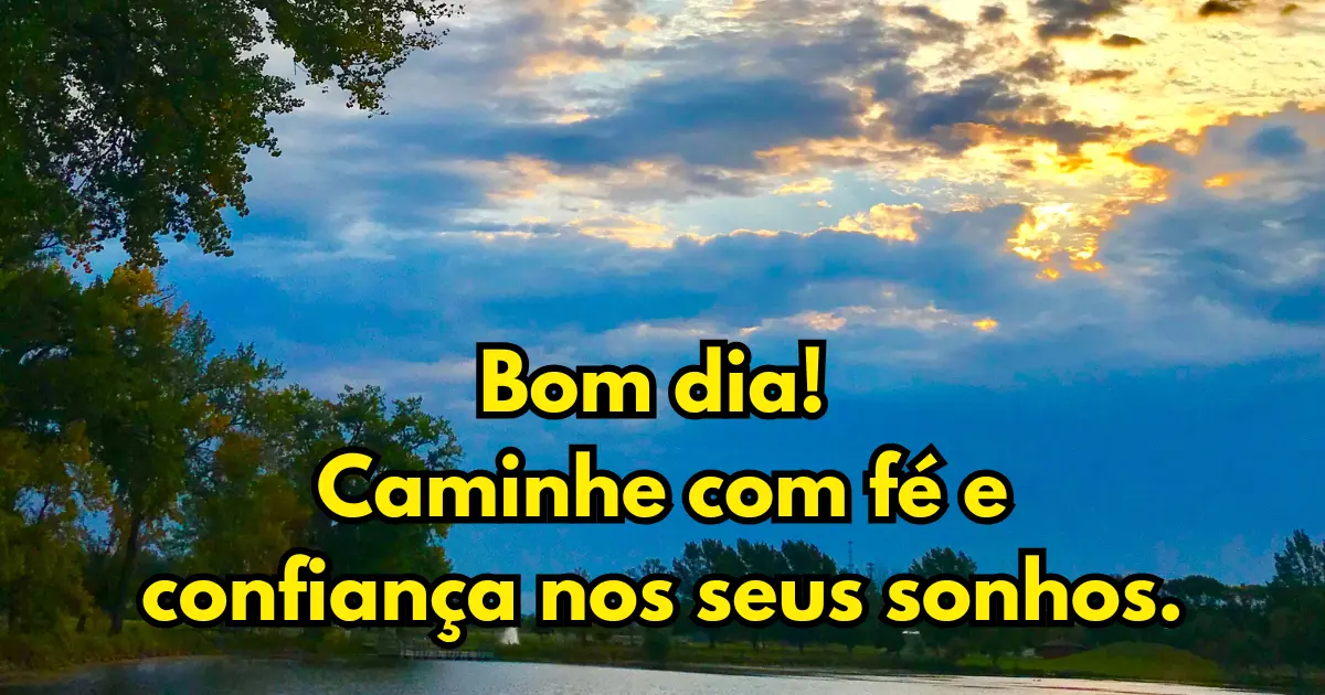 Bom dia WhatsApp — frase 13