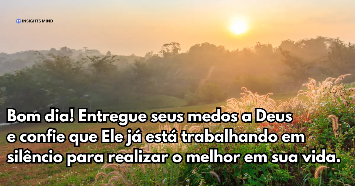 Mensagem evangélica de bom dia 13