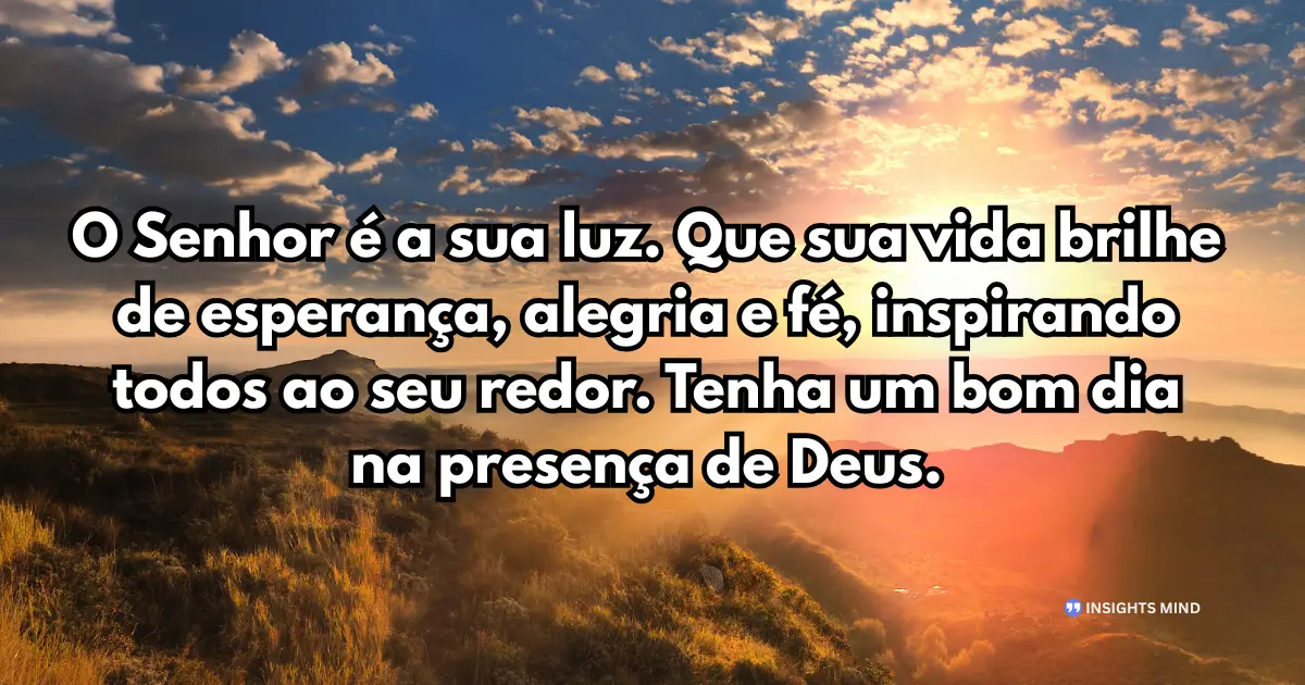 Mensagem evangélica de bom dia 18