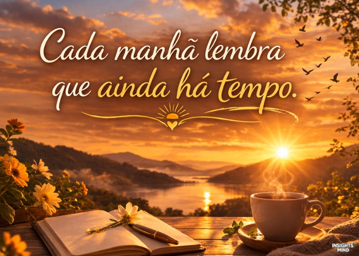 Frases de reflexão para começar o dia