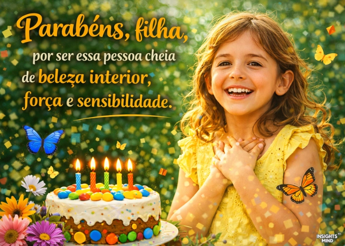 Frases de aniversário para filha com carinho e emoção