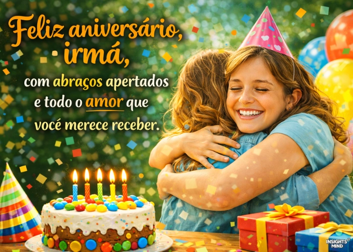 Frases de aniversário para irmã cheias de carinho