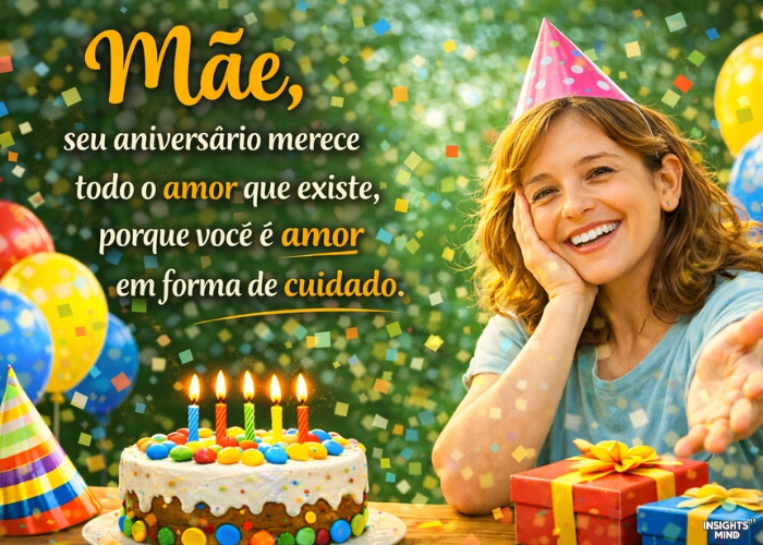 Frases de aniversário para mãe cheias de gratidão e amor