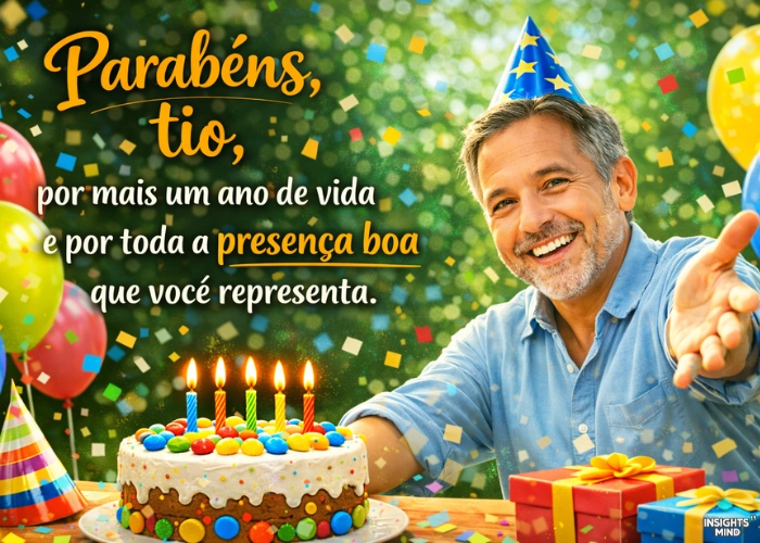 Frases de aniversário para tio com respeito e carinho