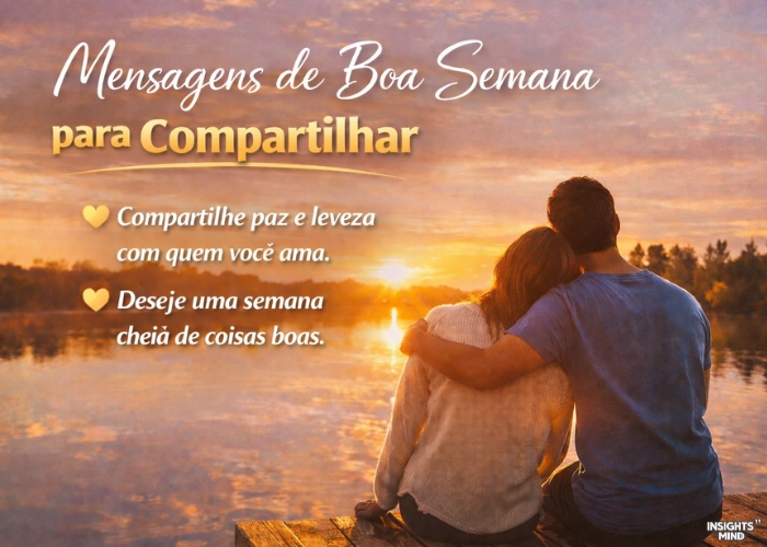 Mensagens de boa semana para compartilhar com quem você gosta