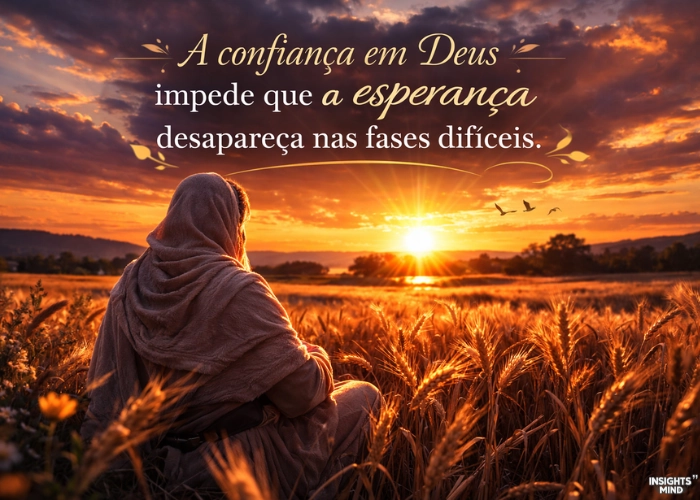 Frases de entrega e confiança em Deus para aliviar o coração