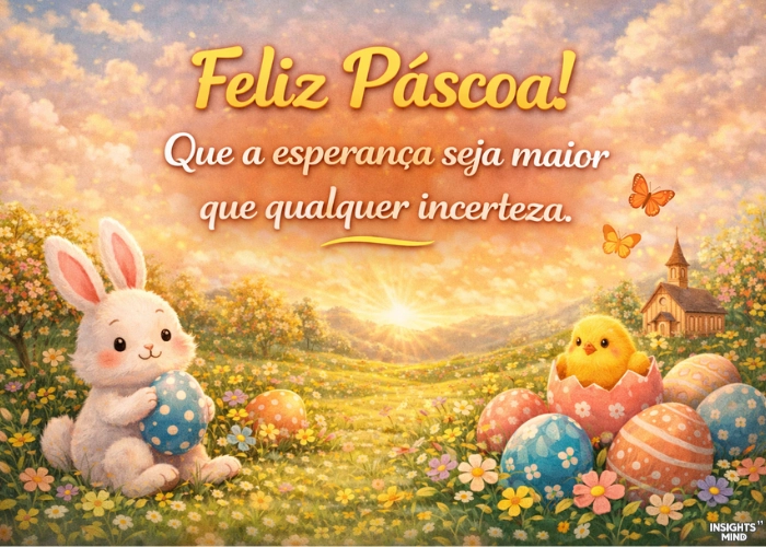 Mensagem de Feliz Páscoa para WhatsApp