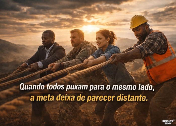 Frases de colaboração para bater metas em equipe
