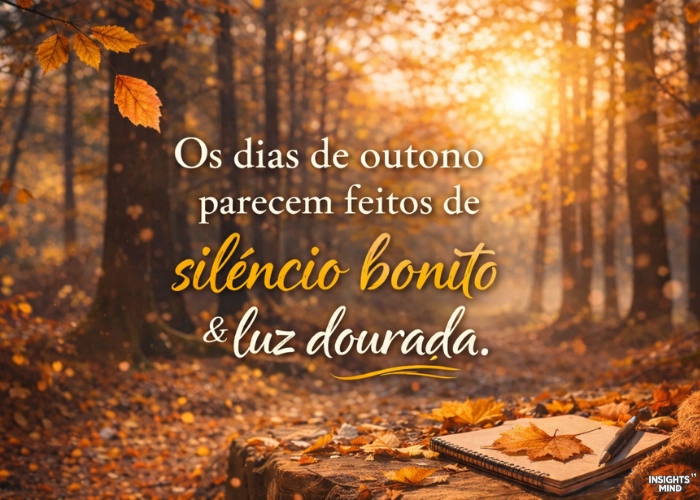 Frases bonitas de outono para compartilhar