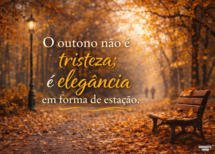 Frases sobre o outono para compartilhar