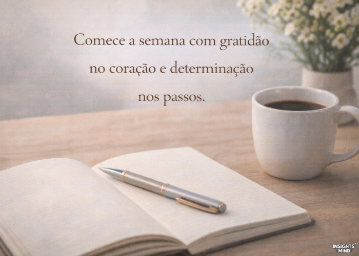 Frases de reflexão para começar a semana