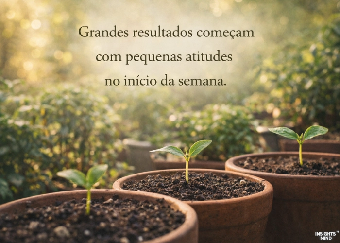 Frases para começar a semana para compartilhar