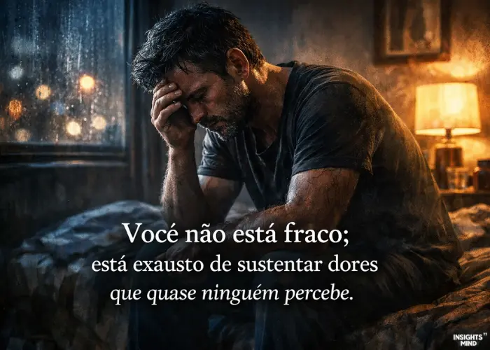 Frases de reflexão para dias pesados e mente cansada
