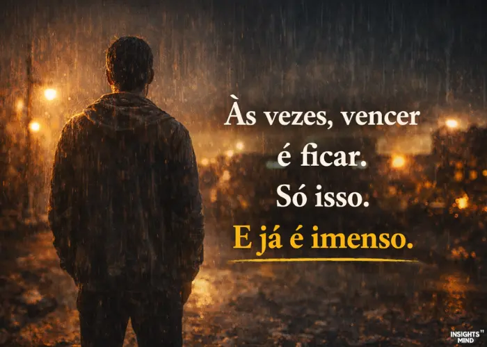 Frases para quem quer desistir, mas não vai com reflexão e força para continuar