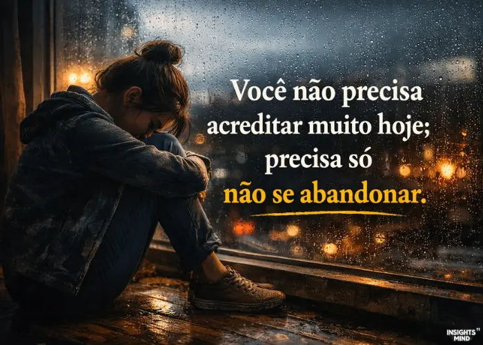 Frases de força para continuar quando a vida pesa demais