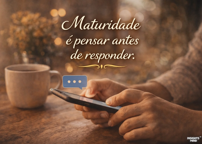 Frases sobre maturidade e reflexão para inspirar