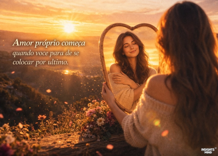 Frases de amor próprio e cuidado pessoal para refletir