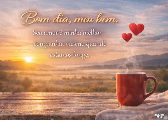 Mensagem de bom dia meu amor para compartilhar