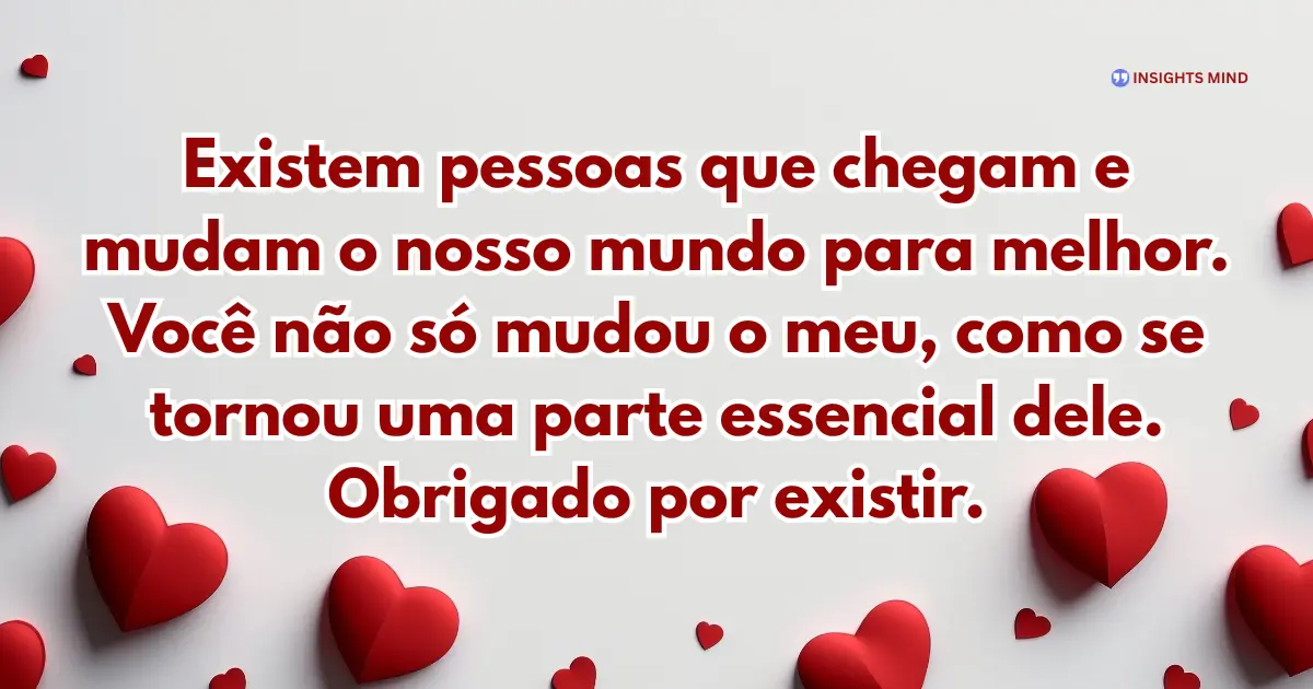 Mensagem de carinho para uma pessoa especial - Mudança para melhor