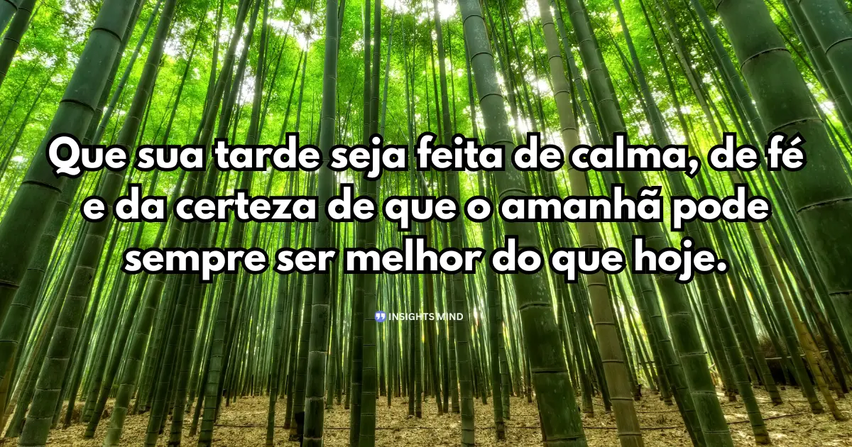 Mensagem linda de boa tarde