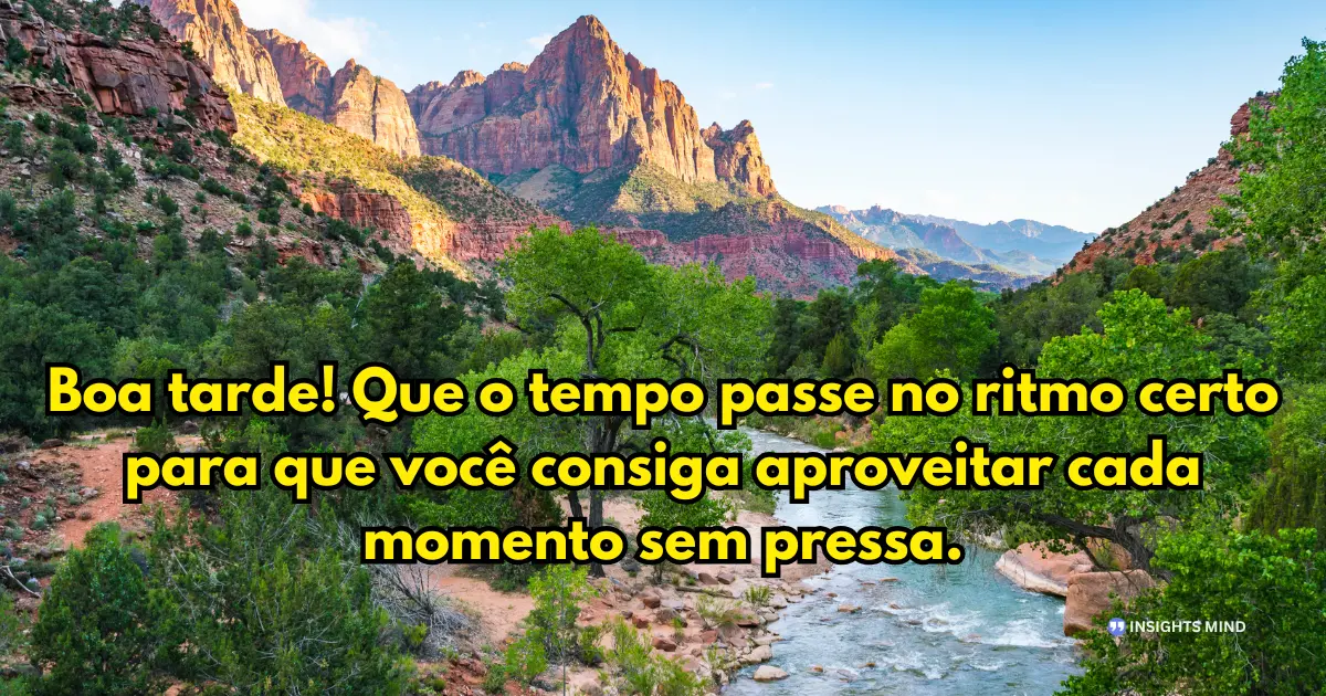 Mensagem linda de boa tarde