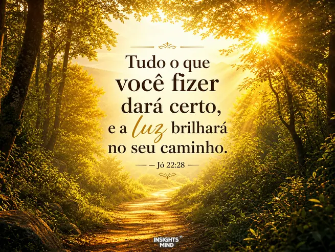 Versículo de Jó sobre fé e prosperidade