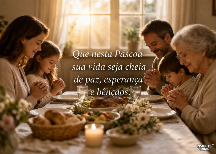 Que a doçura da Páscoa esteja nos afetos sinceros e momentos de paz