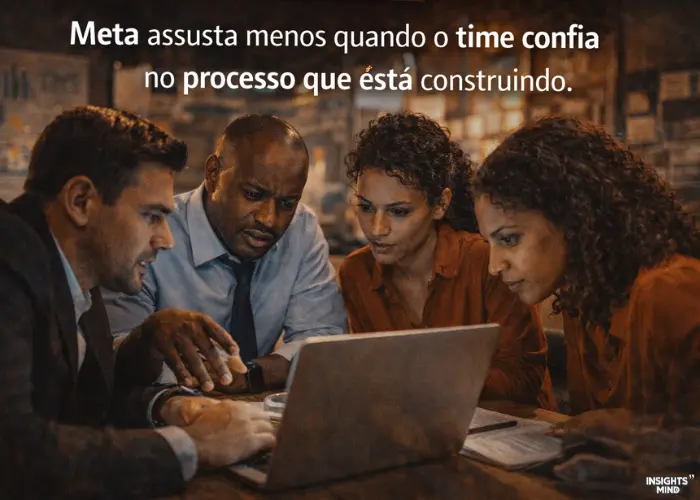 Mensagens sobre metas e consistência em vendas