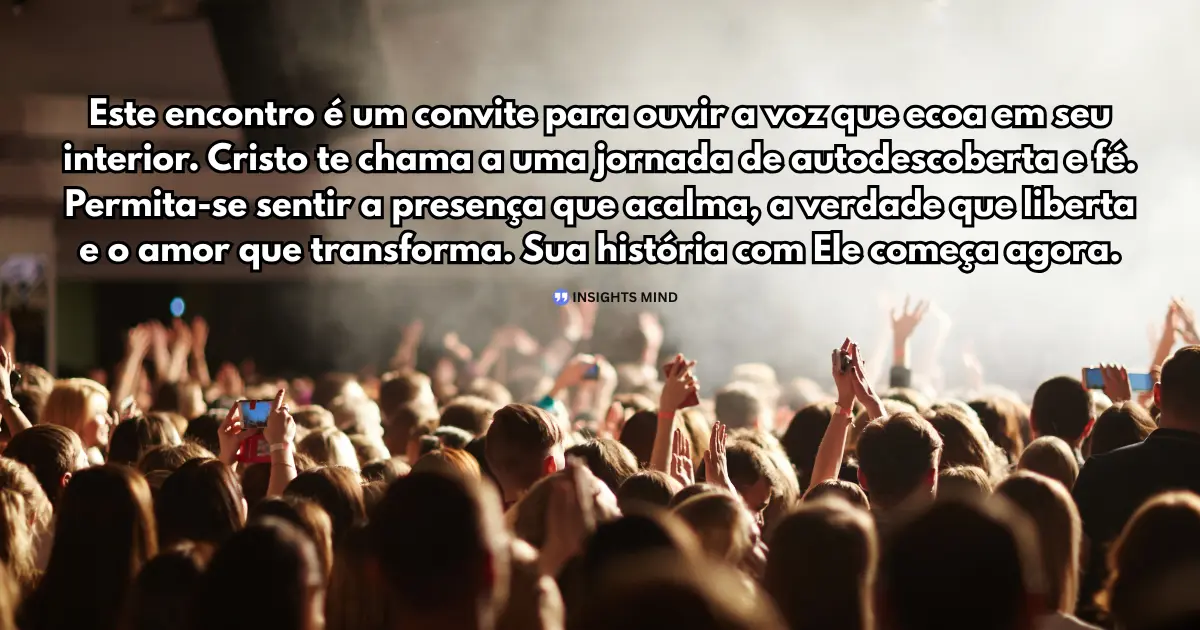 Mensagem para encontro de jovens com Cristo - Autodescoberta e fé