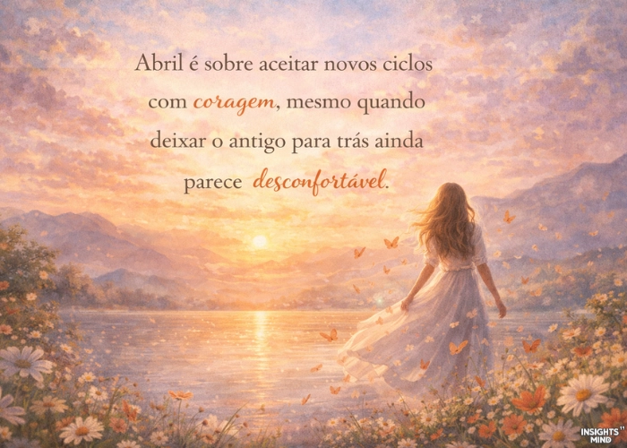 Mensagens de abril para refletir e compartilhar para compartilhar no WhatsApp e status