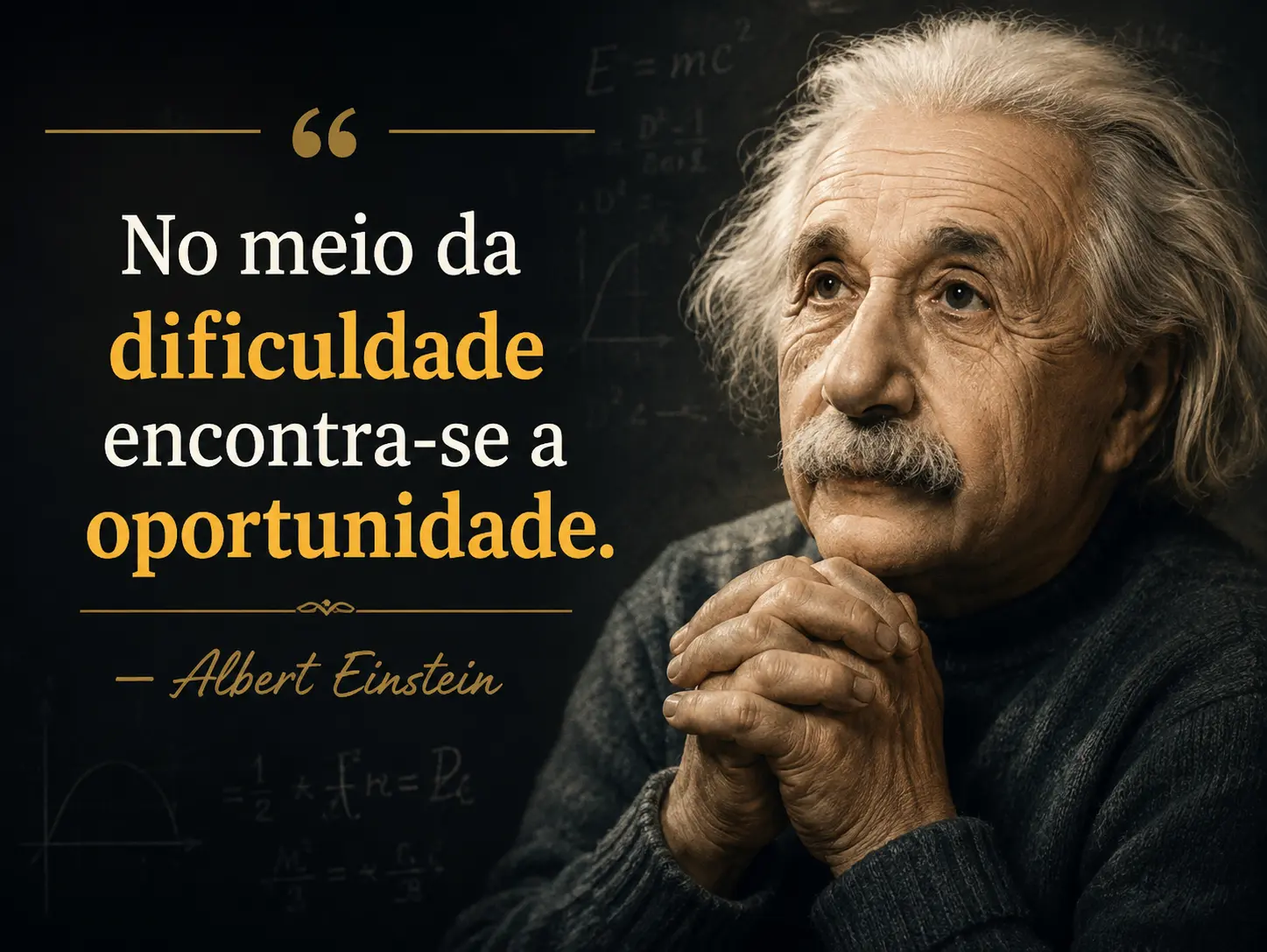 Frase positiva de Albert Einstein