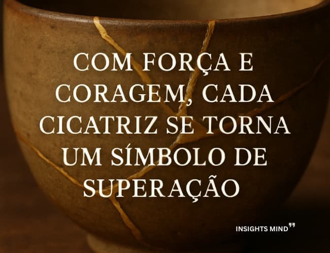 Com força e coragem, cada cicatriz se torna um símbolo de superação.