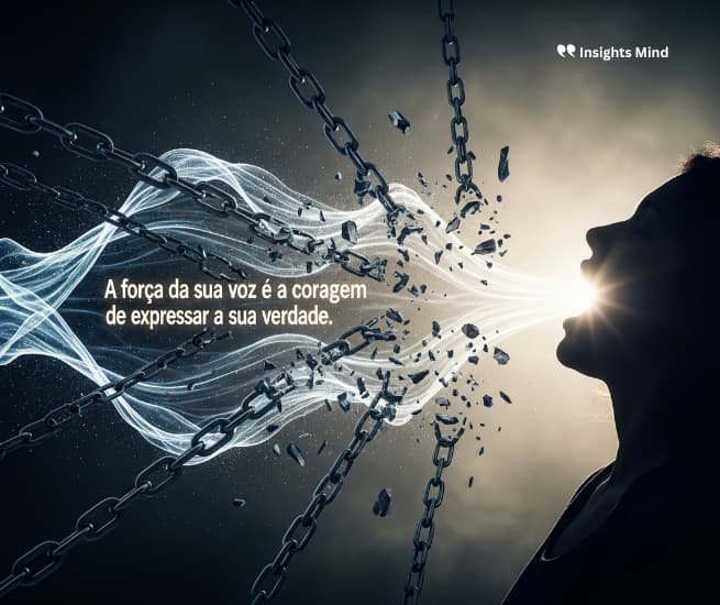 A força da sua voz é a coragem de expressar a sua verdade.