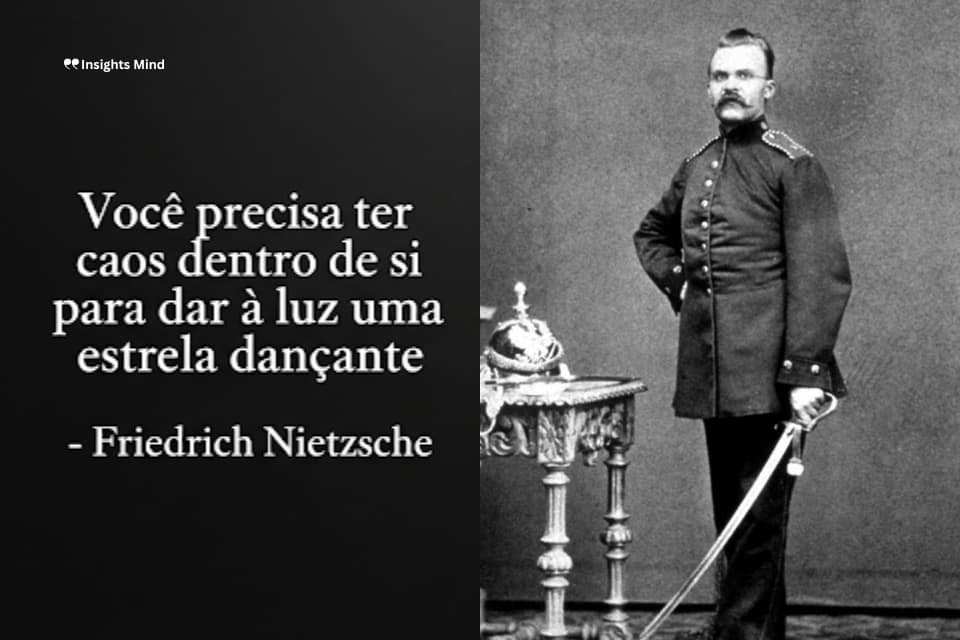 Frase de Nietzsche sobre criação e caos
