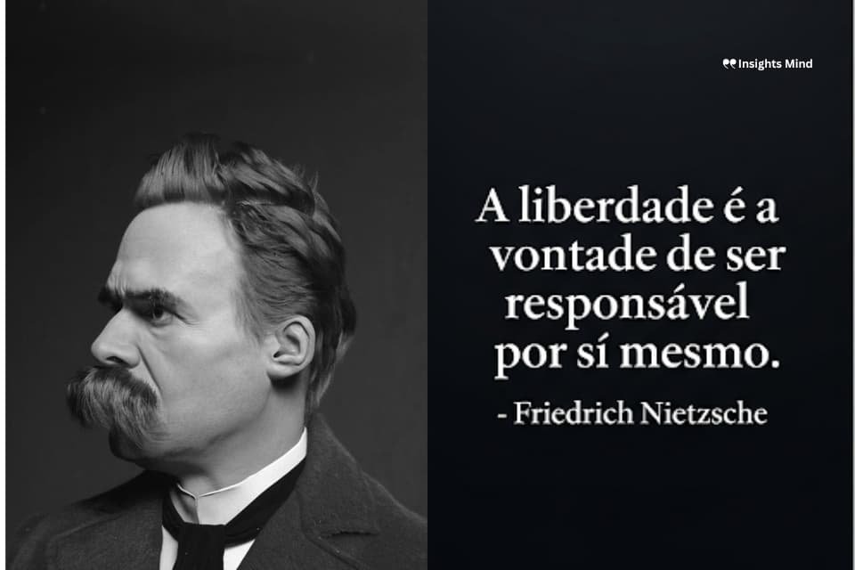 Frase de Nietzsche sobre liberdade