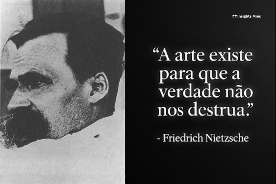 Frase de Nietzsche sobre arte e verdade