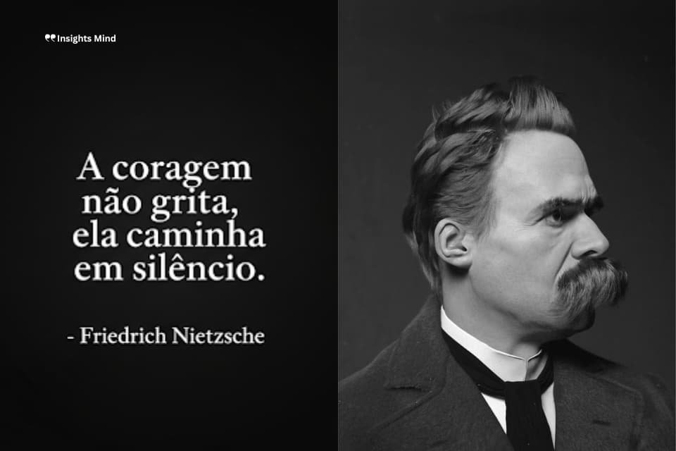Frase de Nietzsche sobre coragem