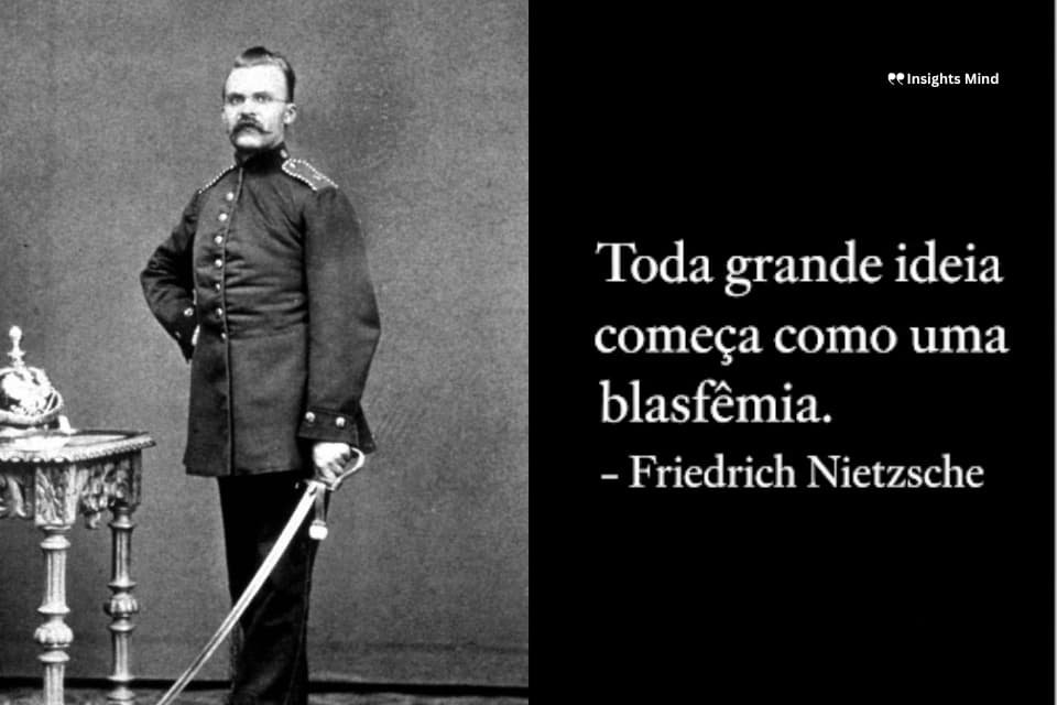 Frase de Nietzsche sobre ideias revolucionárias