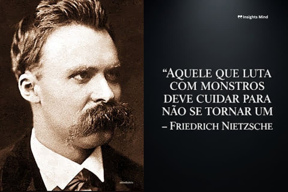 Frase de Nietzsche sobre vigilância interior